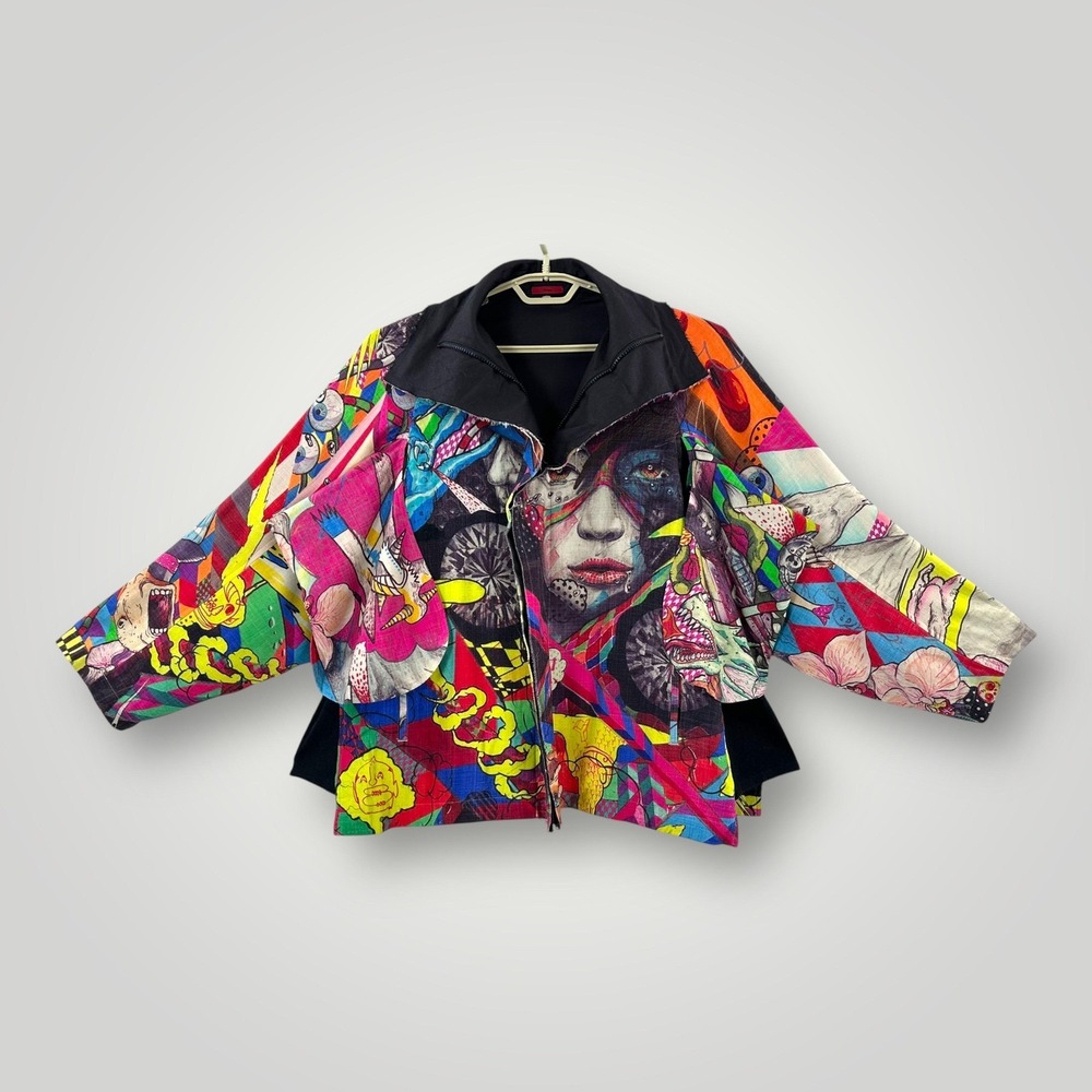 Yohji Yamamoto x Yasuto Sasada Artist Jacket Womens 2 Ikram Japan Authenticated